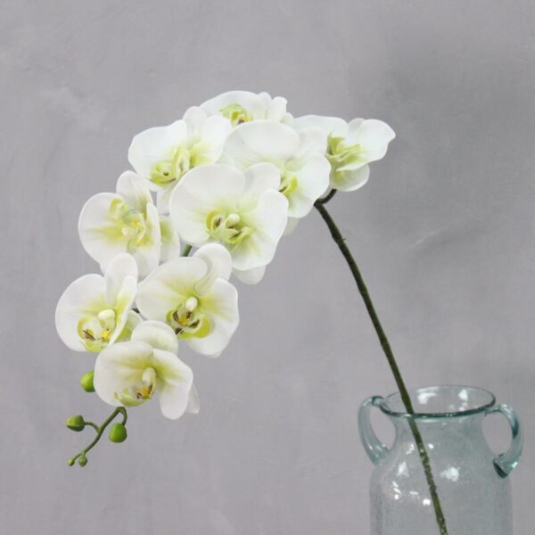 9 Head Real Touch PU Latex Phalaenopsis Artificial Flower Orchid Home Decor Bedroom Potted Plants DIY Wedding Material Wholesale