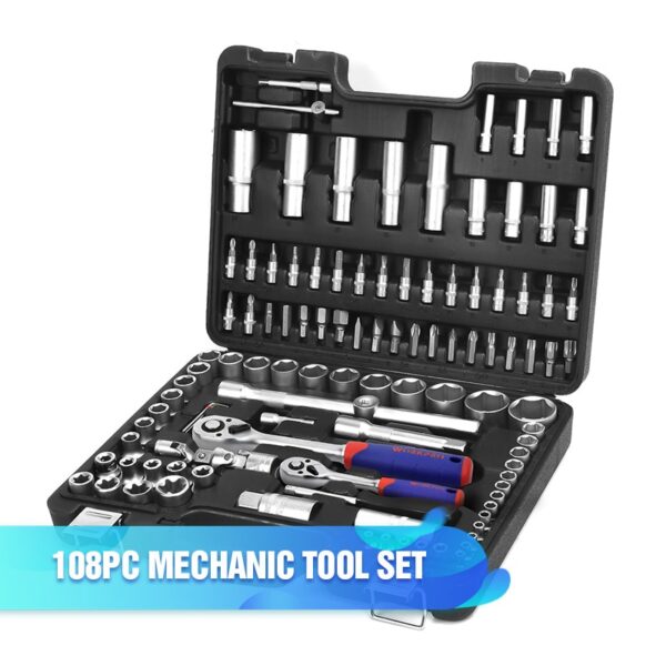 WORKPRO Tool Set Hand Tools for Car Repair Ratchet Spanner Wrench Socket Set Professional Bicycle Car Repair Tool Kits