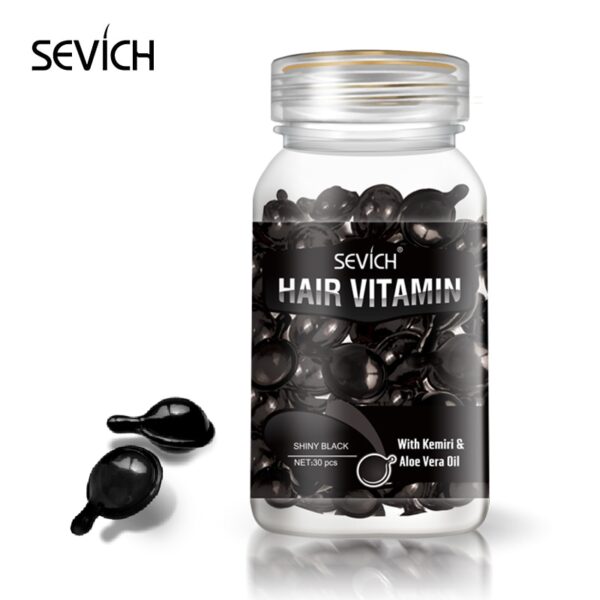 Sevich Smooth Silky Hair Vitamin Capsule Keratin Complex Oil Hair Care Repair Damaged Hair Serum Moroccan Oil Anti Hair Loss