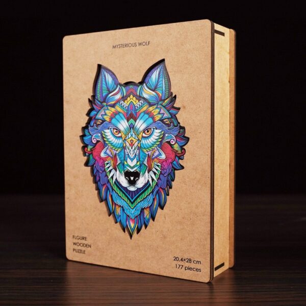 Wooden Puzzle For Kids Children DIY Wooden Puzzles Each Piece Is Animal Shaped Christmas Gift Wooden Jigsaw Puzzle Dropshipper