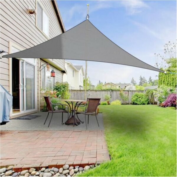 Waterproof Sun Shelter Triangle Sunshade Outdoor Canopy Garden Patio Pool Shades Sail Awning Camping Shade Cloth Large