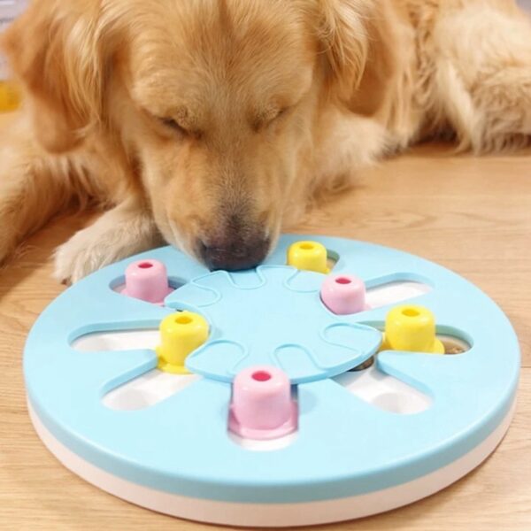 Dog Puzzle Toys Improve Intelligence Food Dispenser Interactive Pets Feeder Relieve Pressure For Small Medium Dogs Pet Supplies