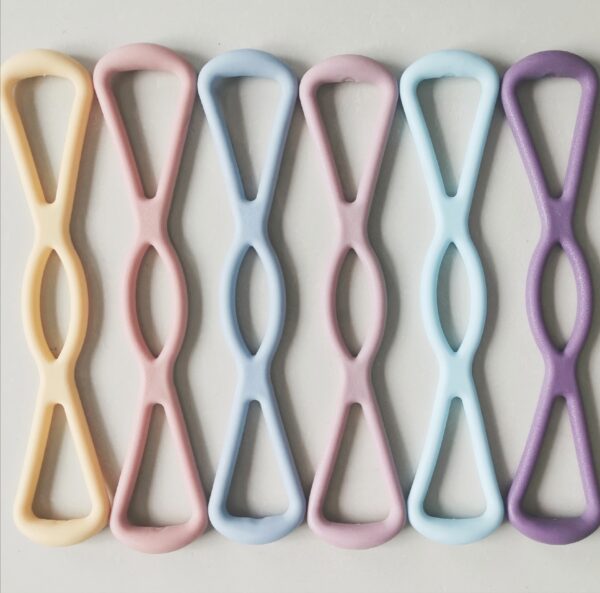 8 Word Tension band Resistance Exercise Elastic Band Fitness Yoga Gum Resistance Rubber Bands Extension Training Fitness