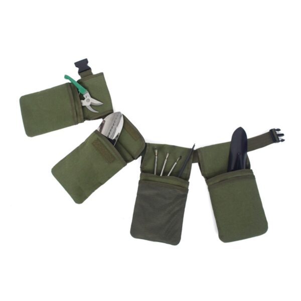 Toolkit Storage Bag Garden Tool Belt Pouch Bag Waist Apron With Pockets Outdoor Repair Gardening Kit Home Organizer Storage Bag