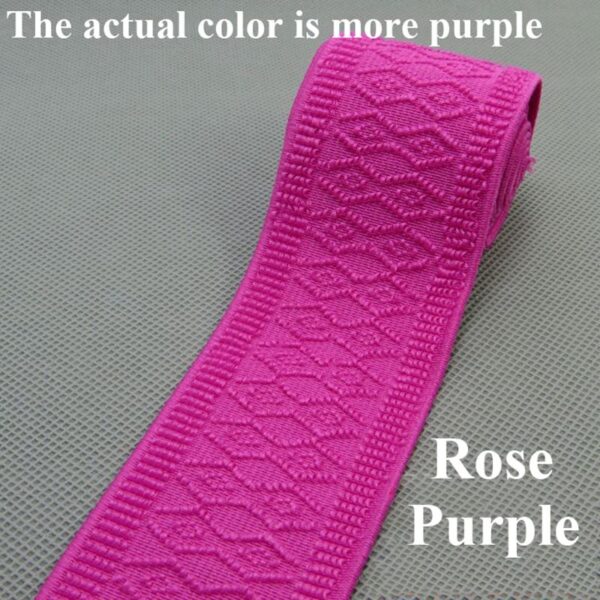 Meetee 50mm Elastic Bands Colorful Pattern DIY Crafts Sewing Waistband Clothing Pants Handmade Accessories AP584