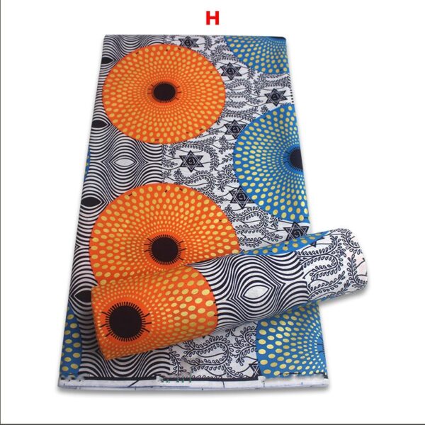 2021 African Gold Wax Fabric 100% cotton High Quality Nigeria Fabric Wax Print Ankara Wax For Sewing 6yards Women Fabric