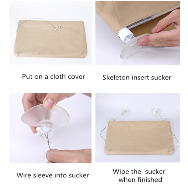 Cute Cat Hanging Beds Comfortable Sunny Seat Window Mount Pet Hammock Soft Pet Shelf Seat Beds Supplies Detachable Bearing 20kg