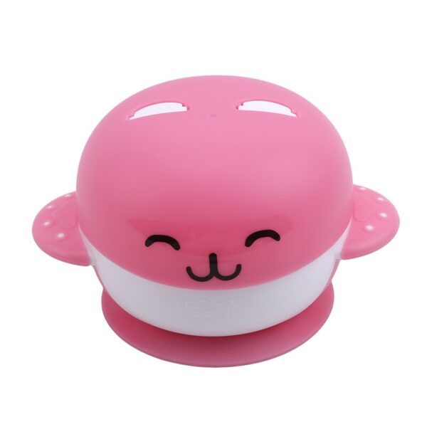 6PCS/Set Child Suction Cup Dishes Sucker Bowl Baby Kids Feeding Toddler Training Plate Spoon Gift Slip-Resistant Tableware