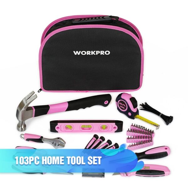 WORKPRO Home Tool Set Household Tool Kits Socket Set Screwdriver Set Home Repair Tools for DIY Hand Tools
