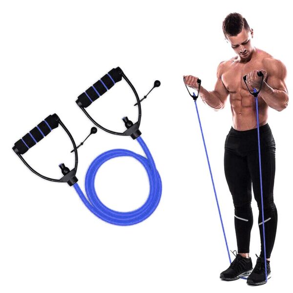 Fitness Resistance Band Rope Light Resistance Tube Stretch Train Rope Elastic Exercise Yoga Workout Cords