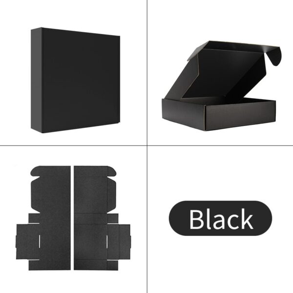 5pcs/10pcs/kraft box wholesale color package carton small gift box Wigs blank 3layer corrugated box customized size printed logo