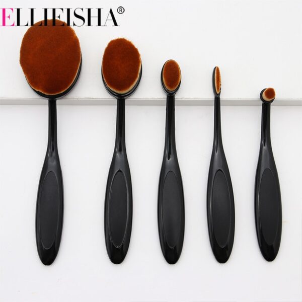 Make Up Brush Set Natural Face Mask Blush Powder Contour Concealer Foundation Liquid Makeup Brush Toothbrush Type Makeup Brushes