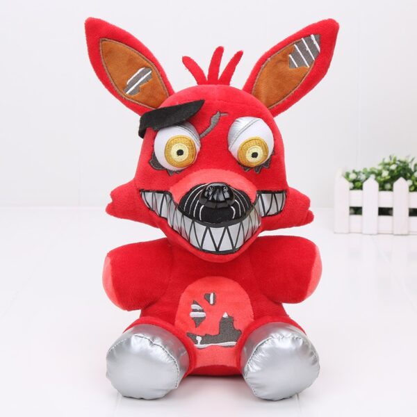 Five Nights At Freddy Fnaf Plush Freddy Toys Freddy Fazbear 5 fox bear El Chip Lefty Rockstar Foxy Chica Bonnie nightmare 25cm