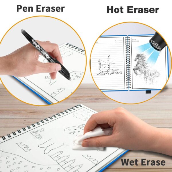 NEWYES B5 Smart Erasable Notebook Paper Reusable Wirebound Notebook Cloud Storage App Connection With Pen School Office Supplies