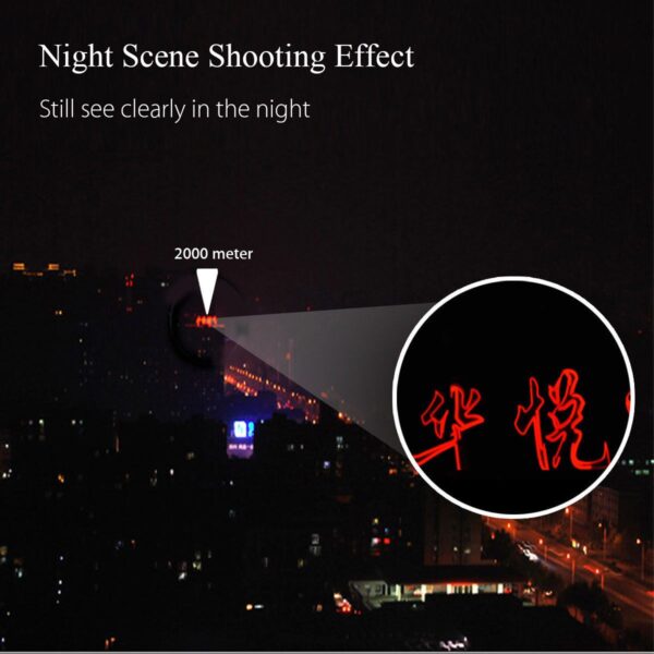 40x60 Zoom Monocular HD Telescope Hunting Night Vision Telephoto Camera Lens + Phone Holder + Tripod for iPhone 6 7 8 X XR