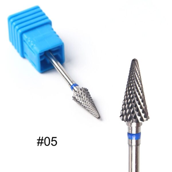 1pc Nail Drill Bit Carbide Tungsten Electric Milling Cutter Burrs Cuticle Remove Manicure Pedicure Machine Accessory Tool LY1014