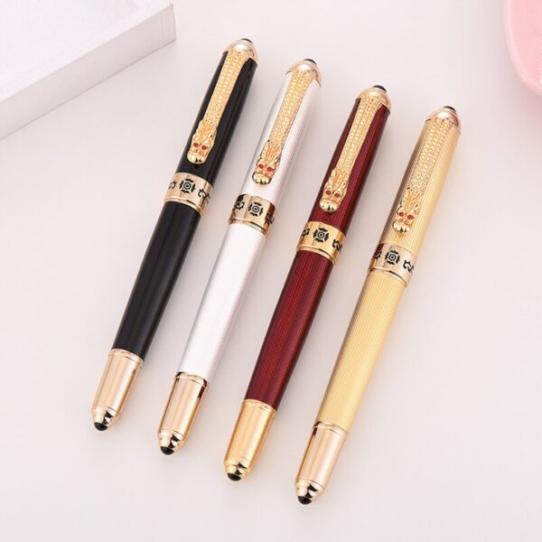 Jinhao1000 Fountain Pen Dragon Luxury Ink Pens High Quality Electroplating Caneta Tinteiro Stylo Plume Metal Pen Tip Office Gift