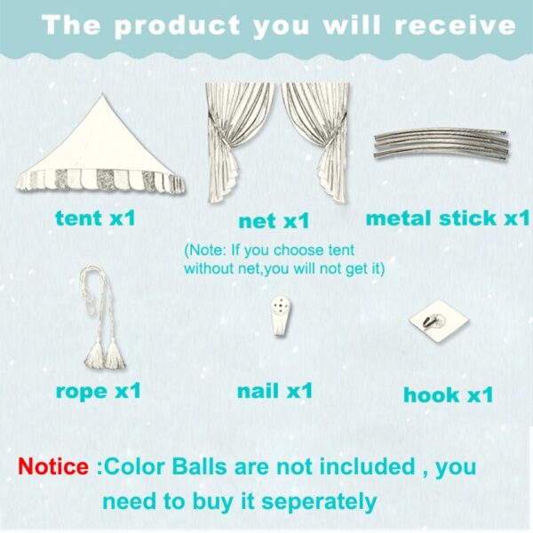 Baby Crib Mosquito Netting Tent for Kids Girls Princess Bed Canopy Children Play House Tent Tipi Enfant Teepees Home Decoration