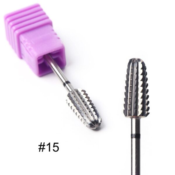 1pc Nail Drill Bit Carbide Tungsten Electric Milling Cutter Burrs Cuticle Remove Manicure Pedicure Machine Accessory Tool LY1014