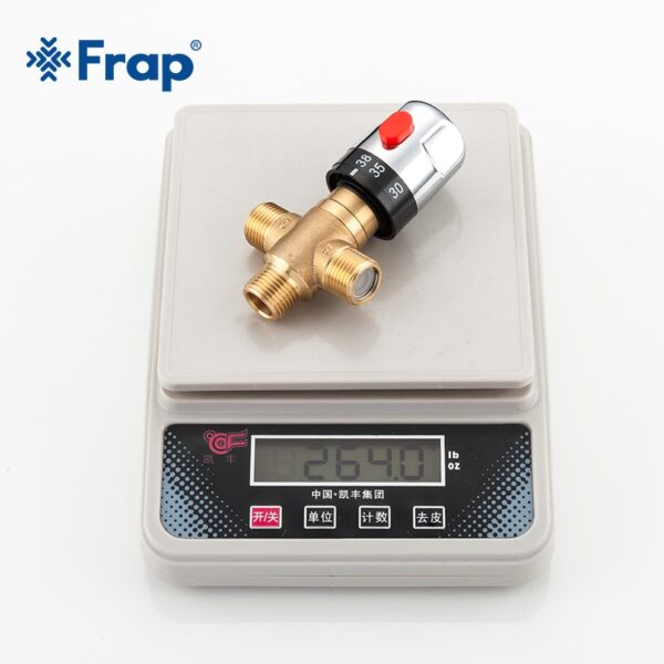Frap Brass Thermostatic Mixing Valve Bathroom Shower Faucet Temperature Mixer Control Thermostatic Valve Home Improvement Y38058