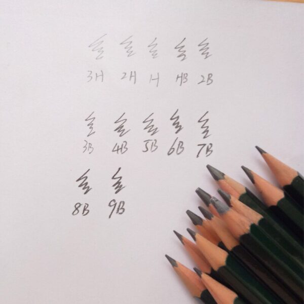 Deli 12 Pcs/Box Standard pencil 3H-9B stationey Sketch Drawing painting Pencil Non-toxic Pencils for Office arties supplies