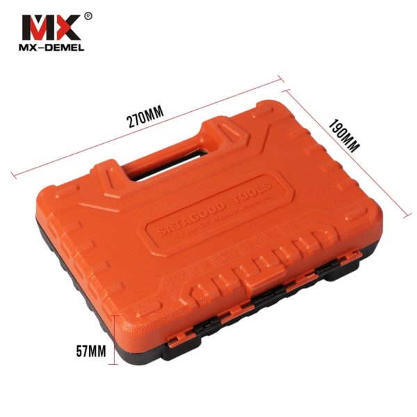 53pcs Combination Tool Wrench Set Car Repair Tool Sets Batch Head Ratchet Pawl Socket Spanner Screwdriver Socket Set