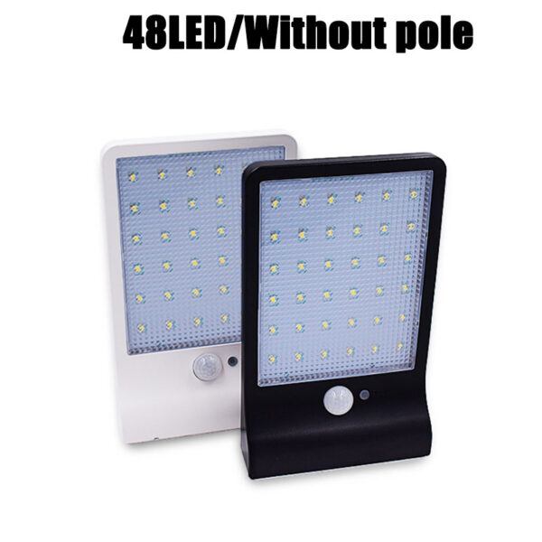 Newest 450LM 48 LED Solar Power Street Light PIR Motion Sensor Lamps Garden Security Lamp Outdoor Street Waterproof Wall Lights