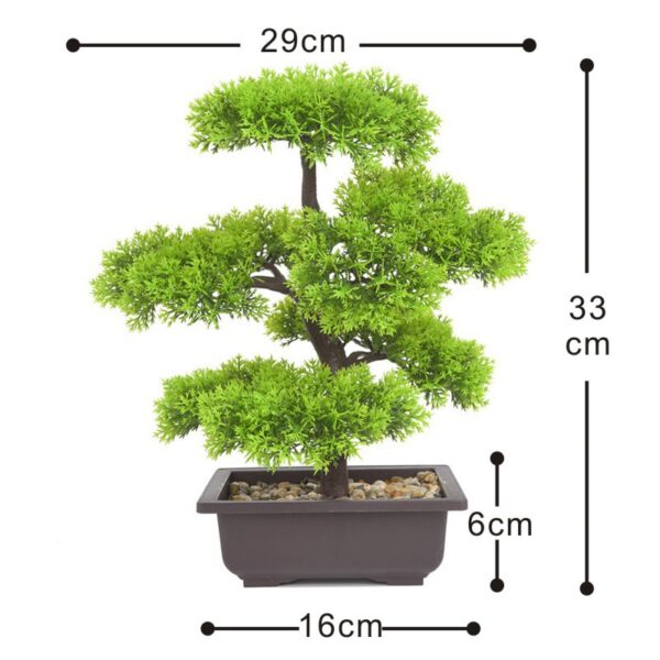 Artificial Plants Pine Bonsai Small Tree Pot Plants Fake Flowers Potted Ornaments For Home Decoration Hotel Garden Decoration