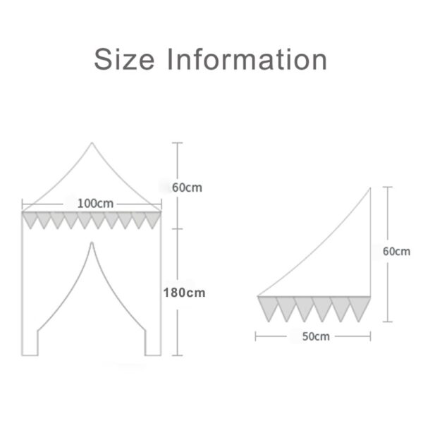 Baby Crib Mosquito Netting Tent for Kids Girls Princess Bed Canopy Children Play House Tent Tipi Enfant Teepees Home Decoration