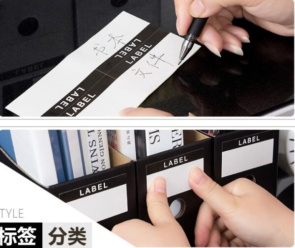 LOAAO environmental Cardboard office storage organizer box office file box holder book storage box table Storage Organization