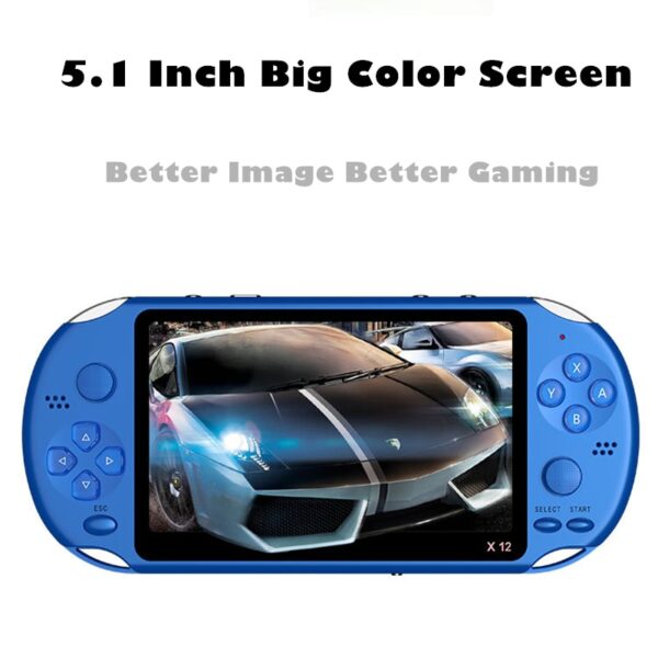 Newest 5.1 inch Handheld Portable Game Console Dual Joystick 8GB preloaded 1000 free games support TV Out video game machine