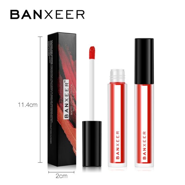BANXEER Foundation+Lipgloss 2pcs Makeup Set Lip Tint High Pigment Full Cover Foundation Makeup Kit For Daily Makeup