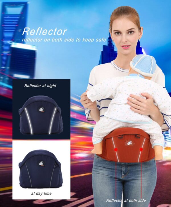 portable baby hipseat carrier ergonomic tabouret toddler infant travel stool reflective baby gear portabebe baby carrier hipseat