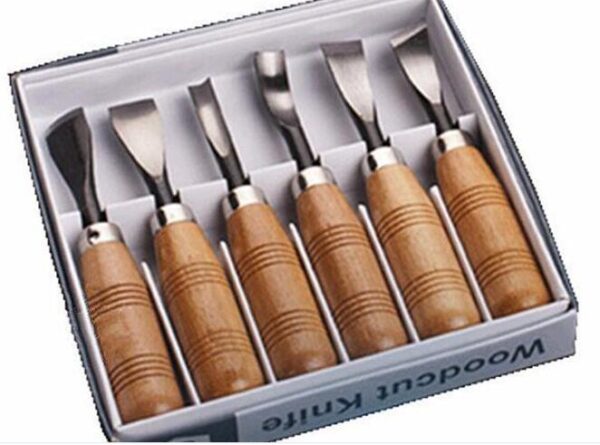 Wood Carving Wood Cut Knife Tool Set 6pcs/set Woodpecker DIY Hand Tools Chisel Set Knives Tool Set Woodworking