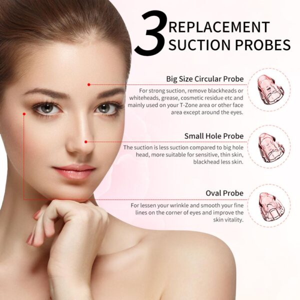 ANLAN Vacuum Blackhead Remover Skin Care Pore Acne Pimple Removal Blackhead Removal Device Vacuum Pore Cleaner For Face