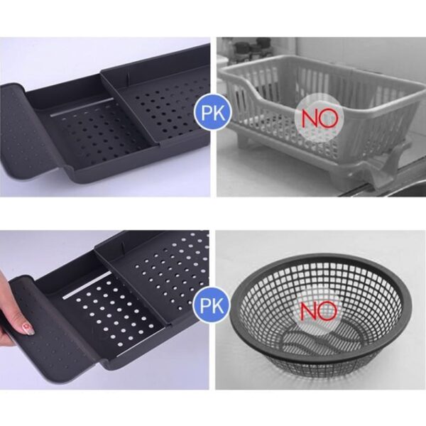 Telescopic Drain Bathtub Rack, Bathroom, Plastic Bath Basin, Rack, Bathtub, Kitchen Sink, Bath And Storage Rack