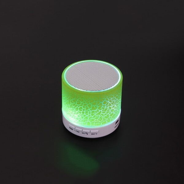 A9 Mini Colorful LED Crack Light Bluetooth Wireless Speaker Subwoofer Loudspeaker with Microphone Handsfree Phone Music Player