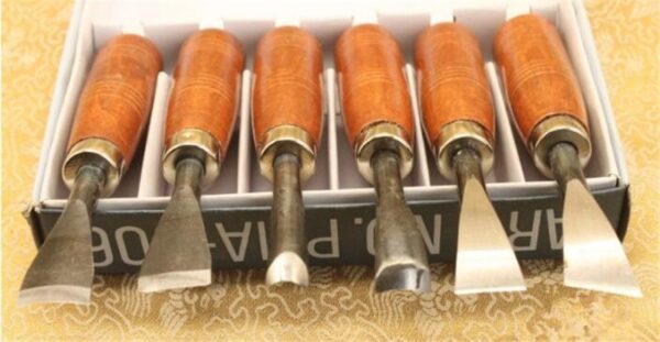 Wood Carving Wood Cut Knife Tool Set 6pcs/set Woodpecker DIY Hand Tools Chisel Set Knives Tool Set Woodworking