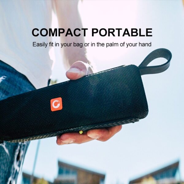 DOSS E-go ll Outdoor Bluetooth Speaker Portable Wireless Speakers IPX6 Waterproof shower speaker Microphone mini speaker for PC