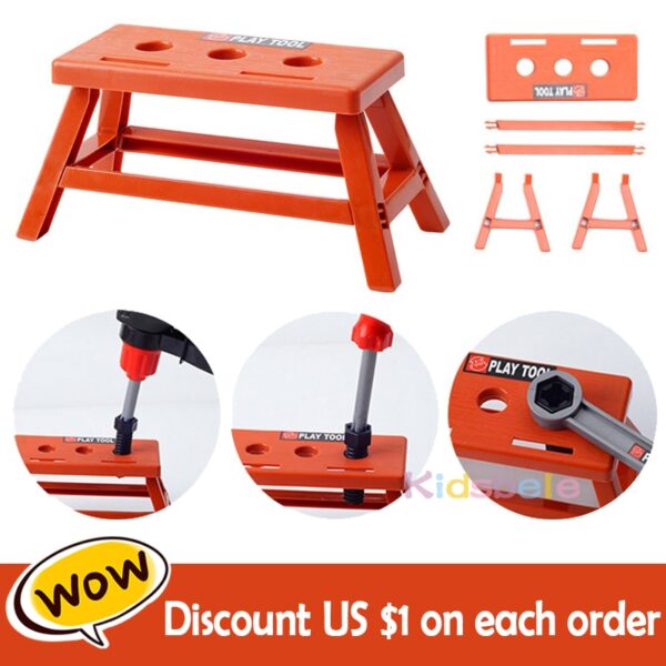 Kids Toolbox Kit Educational Toys Simulation Repair Tools Toys Drill Plastic Game Learning Engineering Puzzle Toys Gifts For Boy
