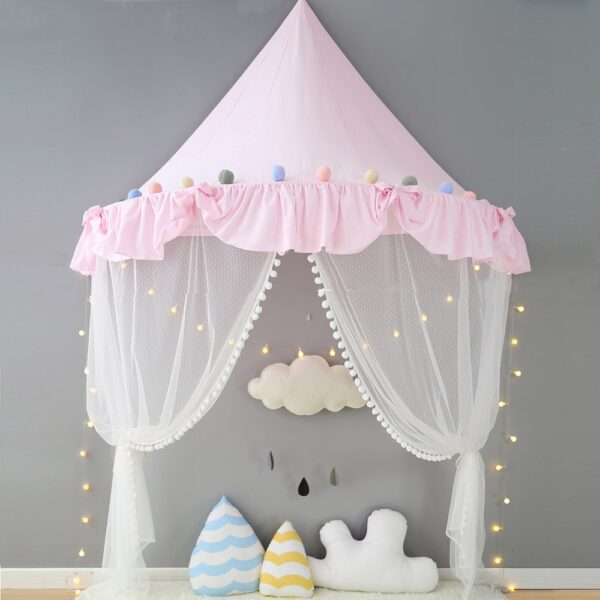 Baby Crib Mosquito Netting Tent for Kids Girls Princess Bed Canopy Children Play House Tent Tipi Enfant Teepees Home Decoration