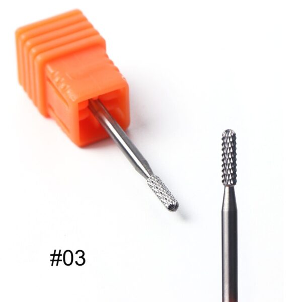 1pc Nail Drill Bit Carbide Tungsten Electric Milling Cutter Burrs Cuticle Remove Manicure Pedicure Machine Accessory Tool LY1014