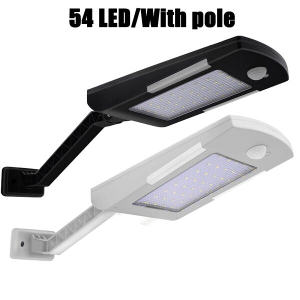 Newest 450LM 48 LED Solar Power Street Light PIR Motion Sensor Lamps Garden Security Lamp Outdoor Street Waterproof Wall Lights