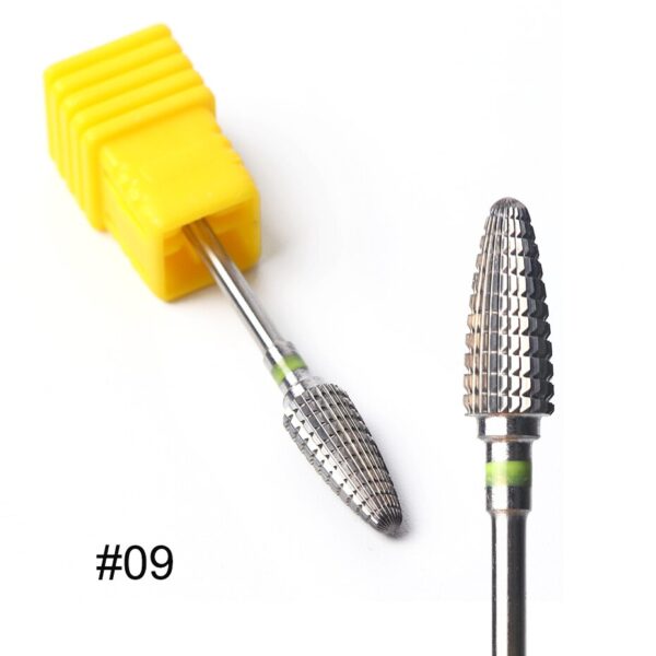 1pc Nail Drill Bit Carbide Tungsten Electric Milling Cutter Burrs Cuticle Remove Manicure Pedicure Machine Accessory Tool LY1014