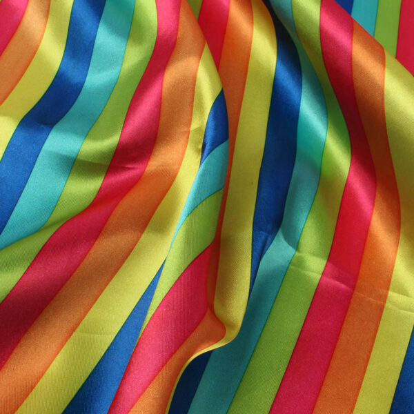 Dots Stripes Satin Fabric CLOWN COSTUME Stage Clothes Making 148cm By Meter