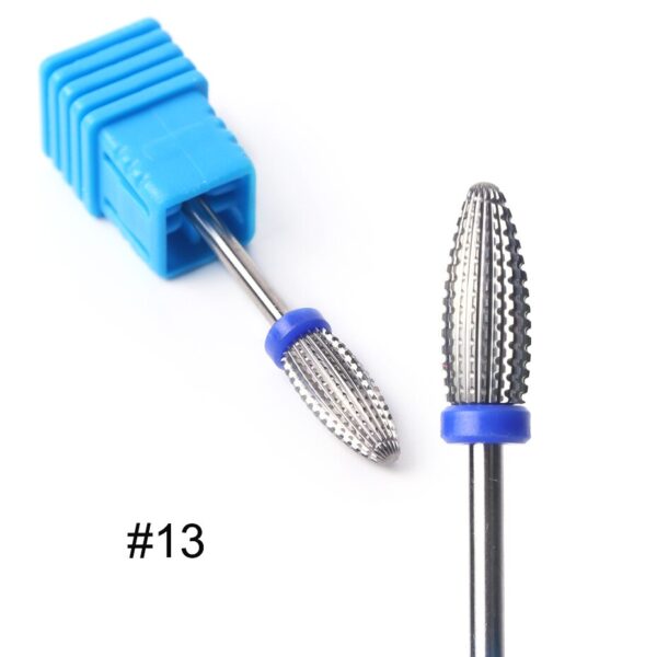 1pc Nail Drill Bit Carbide Tungsten Electric Milling Cutter Burrs Cuticle Remove Manicure Pedicure Machine Accessory Tool LY1014