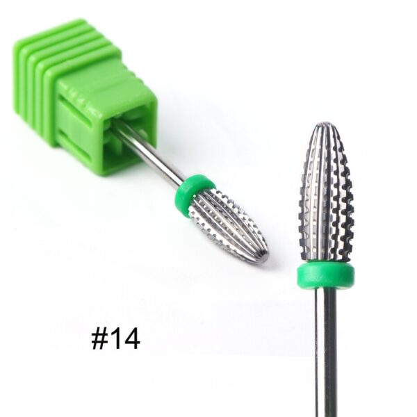 1pc Nail Drill Bit Carbide Tungsten Electric Milling Cutter Burrs Cuticle Remove Manicure Pedicure Machine Accessory Tool LY1014
