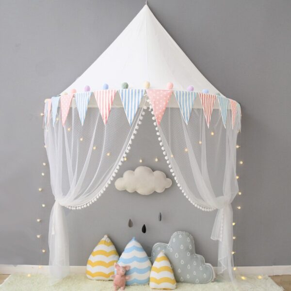 Baby Crib Mosquito Netting Tent for Kids Girls Princess Bed Canopy Children Play House Tent Tipi Enfant Teepees Home Decoration