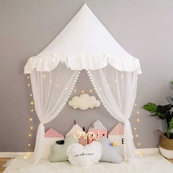 Baby Crib Mosquito Netting Tent for Kids Girls Princess Bed Canopy Children Play House Tent Tipi Enfant Teepees Home Decoration