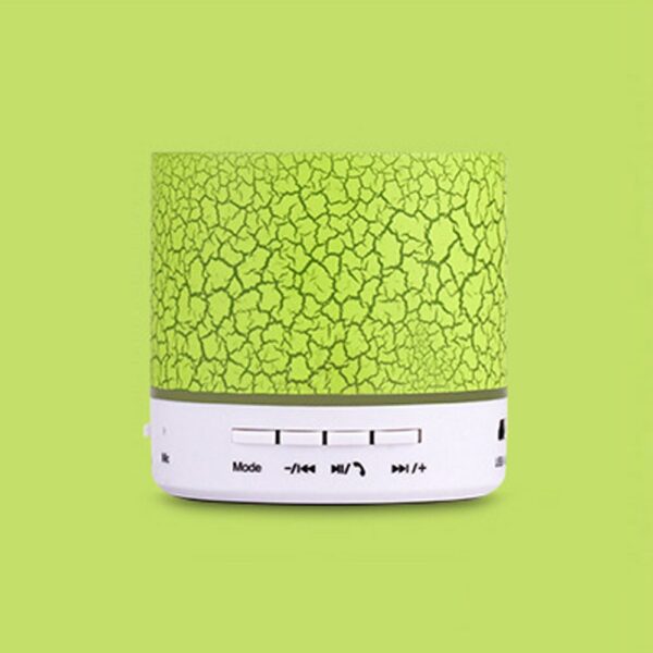 A9 Mini Colorful LED Crack Light Bluetooth Wireless Speaker Subwoofer Loudspeaker with Microphone Handsfree Phone Music Player
